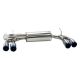 HKS Subaru Impreza (GRB/GRF) EJ20, EJ25 (09-14) Legamax Rear Silencer- Titanium Tips