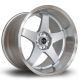 Rota GTR-D 18x12 5x114.3 ET0 Wheel- Silver with Polished Lip