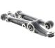 Hardrace Honda Civic (EG) Front Lower Control Arm (Hardened Rubber) (2PC/Set)