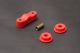 Hardrace Honda Civic SOHC (EG/EK) TPV Shifter Bushing Kits (4PC/Set)- Red