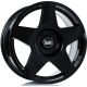 Bola B10 17x7.5 5H PCD ET40-45 Wheels- Gloss Black (76mm Centre Bore)