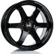 Bola B1 17x7.5 4x108 ET40 Wheels- Gloss Black (76mm Centre Bore)