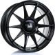 Bola B15 17x8 5H PCD ET35-45 Wheels- Gloss Black (76mm Centre Bore)