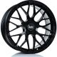 Bola B17 17x8 5H PCD ET35-45 Wheels- Gloss Black (76mm Centre Bore)