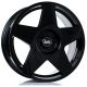 Bola B10 18x8 5H PCD ET30-45 Wheels- Gloss Black (76mm Centre Bore)