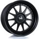 Bola B4 18x8 Custom PCD ET30-45 Wheels- Matt Black Black Rivets (76mm Centre Bore)