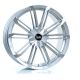 Bola B23 20x8.5 5H PCD ET38-45 Wheels- Silver Polished Face (76mm Centre Bore)