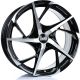 Bola B18 19x8.5 5H PCD ET25-45 Wheels- Black Polished Face (76mm Centre Bore)