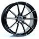 Bola B19 19x8.5 5H PCD ET40-45 Wheels- Gloss Black Polished Face (76mm Centre Bore)