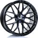 Bola B17 19x9.5 5H PCD ET25-45 Wheels- Black Smoke (76mm Centre Bore)