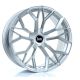 Bola FLF 19x9.5 5H PCD ET45-50 Wheels- Silver Polished Face (76mm Centre Bore)