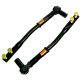 Driftworks Nissan 180SX/200SX (S13) (88-97) Front Geomaster Kinked Tension Rods with Rod Ends- V2 Black Edition