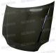 Seibon Honda Civic (EM1/EJ6/7/8/EK9) (96-98) Carbon Fibre Bonnet- (OE Style)