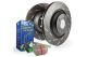 EBC Lexus IS200 2.0L (99-05), IS300 3.0L (01-05), GS300 3.0L (98-05) & GS430 4.3L (00-05) Front EBC Greenstuff Brake Pads and USR Slotted Disc Kit