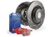 EBC Subaru WRX STI 2.5L Turbo (12-17) Front EBC Redstuff Brake Pads and USR Slotted Disc Kit