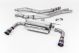 Milltek Sport BMW 2 Series M240i Coupe (F22 LCI) (15+) Resonated Cat-Back Exhaust- Burnt Titanium Tips