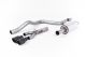 Milltek Sport Seat Leon FR 2.0 TDI SC & 5-door (13-17) Cat-Back Exhaust- Resonated- Cerakote Black Tips