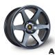 AutoStar Chaser 17x8 ET35 4x108 Wheel- Matt Gunmetal