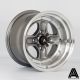 AutoStar Classic 15x9 ET0 4x100/4x114.3 Wheel- Gunmetal with Polished Lip