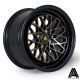 AutoStar Geo 15x8 ET25 4x100 Wheel- Black with Bronze Face