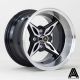 AutoStar Kanji 14x9 ET-13 4x100 Wheel- Black with Polished Face