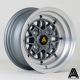 AutoStar Korin 12x6 ET-9 4x101.6 Wheel- Gunmetal with Polished Lip