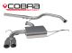 Cobra Sport Audi A3 (8P, 3DR) 2.0L TDI 2WD 140PS Non-DPF Model (03-12) Cat-Back Exhaust- Twin Tailpipes