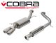 Cobra Sport Audi A1 1.4L TFSI (10-18) Resonated Cat-Back Exhaust