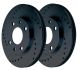 Black Diamond Infiniti FX 3.7/5.0/3.0TD (08-13) Front Drilled Vented Brake Discs (Pair) (355mm)