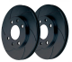 Black Diamond Nissan 370Z (09+) Rear Grooved Vented Brake Discs (Pair) (350mm)