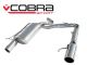 Cobra Sport BMW 318D/320D Diesel (E90) Saloon (05-12) Rear Box Section- Dual Exit (Fits BMW 335 panel)