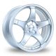 Bola B2R 17x7.5 ET40 4x108 Wheels- Crystal Silver (72.6mm Centre Bore)