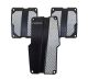 NRG Innovations  Brushed Aluminium Sport Pedal M/T - Black w/Silver Carbon