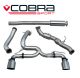 Cobra Sport Ford Focus RS (Mk3) (15-18) Non-Valved Turbo-Back Venom Exhaust with Sports Cat