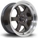 Rota Grid-V 15x7 4x108 ET20 Wheel- Gunmetal with Polished LIp