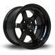 Rota Grid-V 15x8 4x114.3 ET0 Wheel- Black