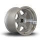 Rota Grid-V 15x9 4x100 ET0 Wheel- Silver with Polished Lip