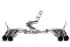 Invidia Subaru WRX/STI (15+) Gemini R400 Single Layer Cat Back Exhaust- Titanium Burnt Tips