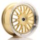 JR Wheels JR10 19x8.5 ET20-35 Custom PCD- Gold w/Machined Lip