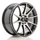 JR Wheels JR11 18x8.5 ET35 5x100/108- Gloss Black Machined Face