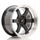 JR Wheels JR12 18x10 ET0 5x114.3/120- Gloss Black w/Machined Lip