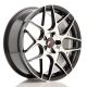 JR Wheels JR18 18x7.5 ET35-42 5H Custom PCD- Gloss Black Machined Face