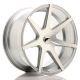 JR Wheels JR20 19x9.5 ET20-40 Custom PCD- Silver Machined Face