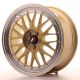 JR Wheels JR23 18x8 ET40 5x112- Gold w/Machined Lip