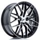 JR Wheels JR28 18x7.5 ET40 4x100- Gloss Black Machined Face