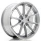 JR Wheels JR37 17x8 ET20-40 5H Custom PCD Silver Machined Face