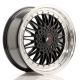 JR Wheels JR9 18x8 ET35-40 Custom PCD- Gloss Black w/Machined Lip