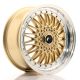 JR Wheels JR9 18x8 ET35-40 Custom PCD- Gold w/Machined Lip