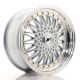 JR Wheels JR9 18x8 ET35-40 Custom PCD- Silver w/Machined Lip