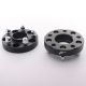 Japan Racing Nissan 5x114.3 25mm JRWA3 Wheels Spacers- 66.1mm Hub- Black Finish